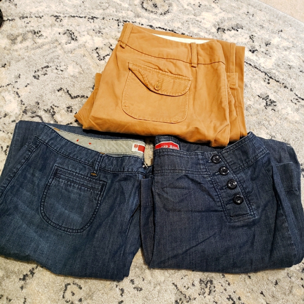 Vintage gap slacks 3 pair